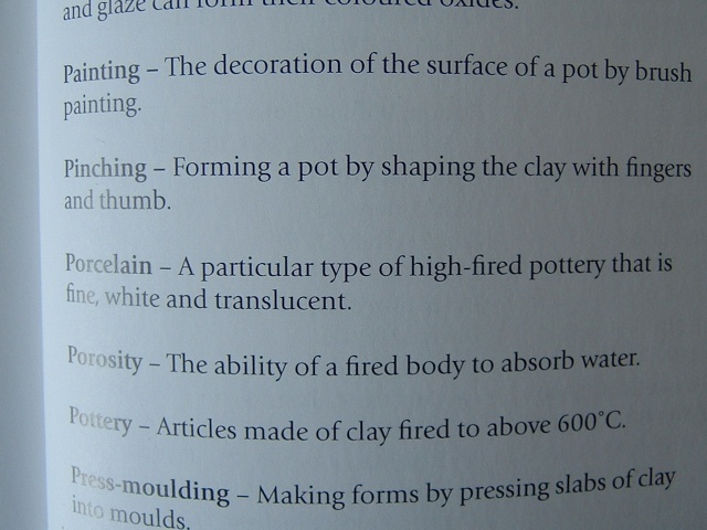 Ceramic Terms Glossary 02912