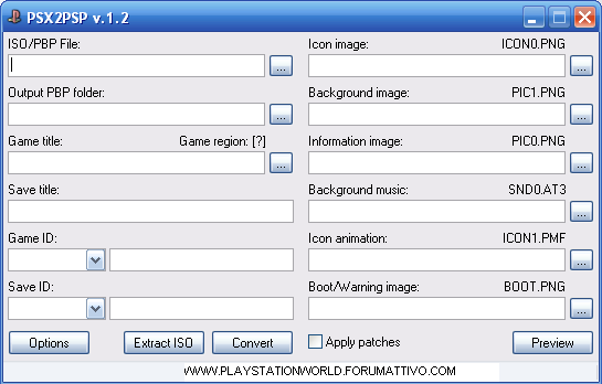 Giocare ai giochi ps1 su psp Psx2ps10