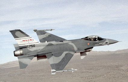 Les prototypes d'avions US (US X planes) F-16af12