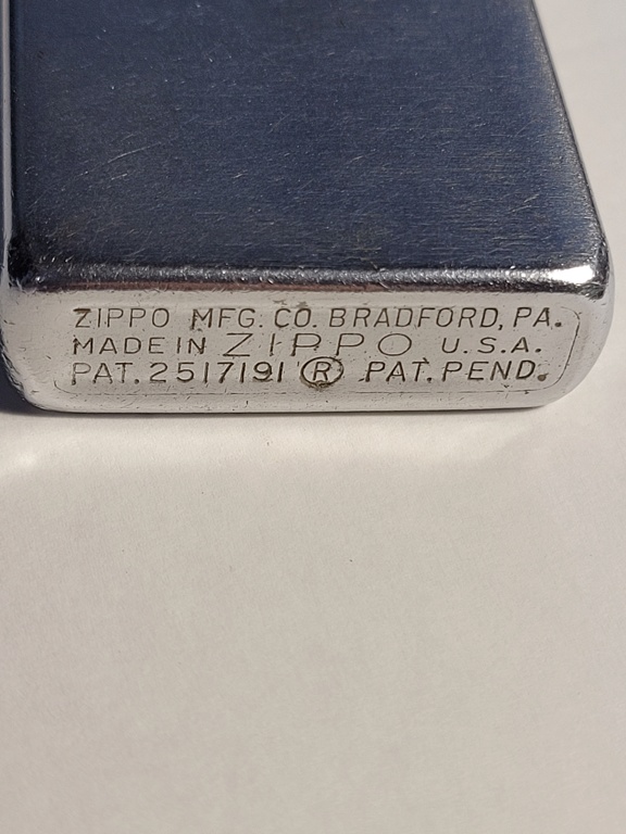 quel est le plus vieux zippo que vous possédez ? 20240911