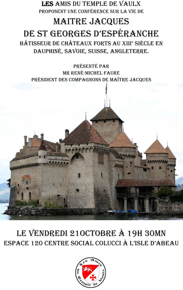 Conférence Vendredi 21 octobre à l'isle d'abeau Affich10