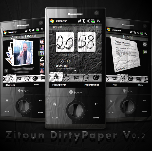 [THEME] Update : 27.11.08. Zitoun DIRTY PAPER v0.2 : Plus de 20 000 téléchargements! Presen11