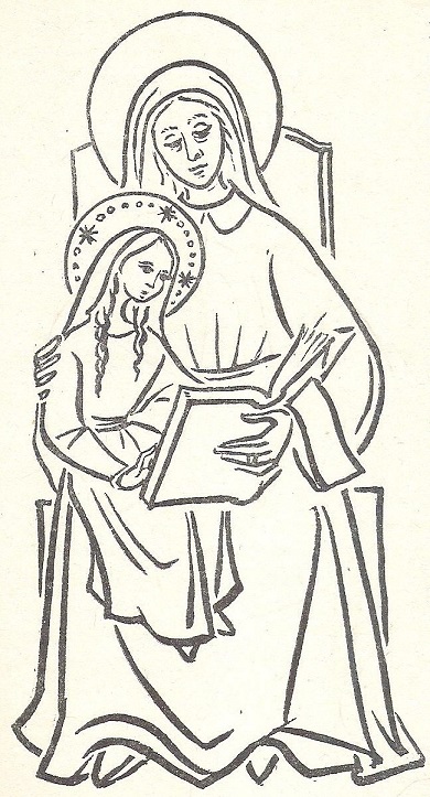 René Dionnet, dessinateur français d'art religieux Anne_410