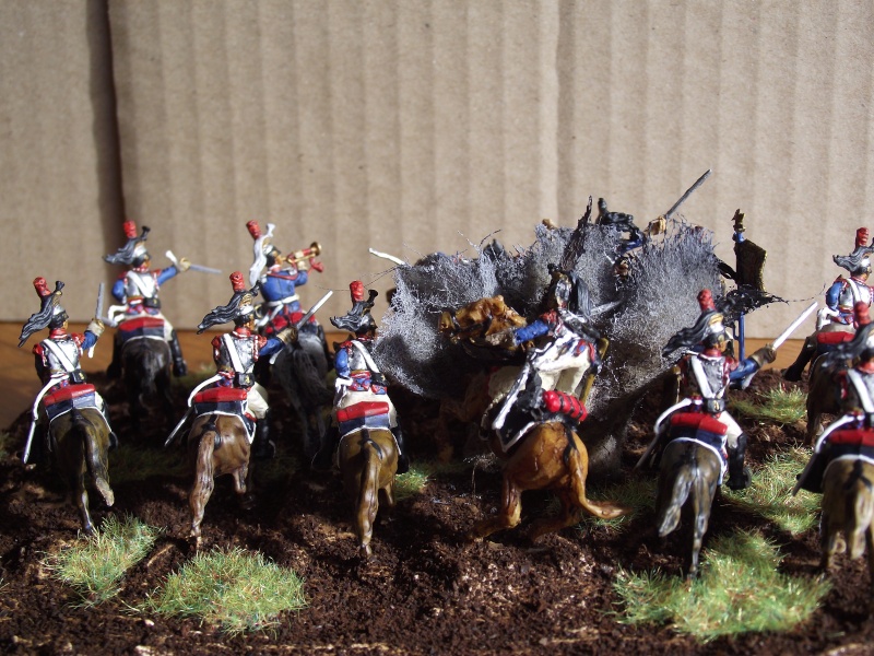 Diorama - 1er régiment de cuirassiers Derrie10