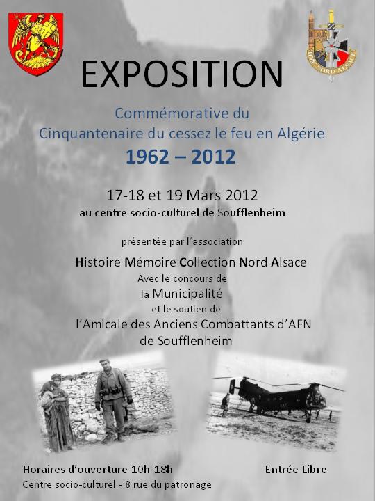 Exposition guerre d'Algérie (ALSACE) Affich12