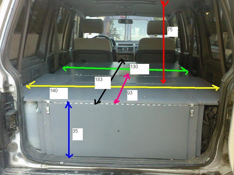 aménagement intérieur d'un land 110 Sp_a2142