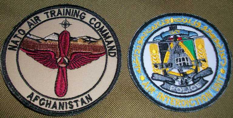 NATO Air Training Command - Afghanistan and Afghan Police Air Interdiction Unit patch 00150