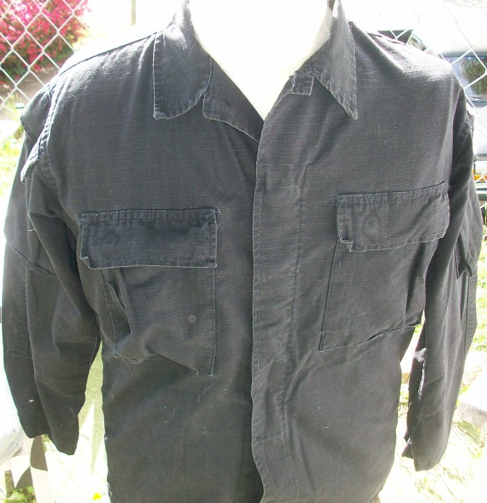 Black Modified BDU Set - SEAL Used 00155