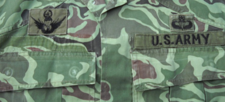 Unusual US Special Forces Advisors Uniform - South Korean Wave/Noodle Pattern 00219