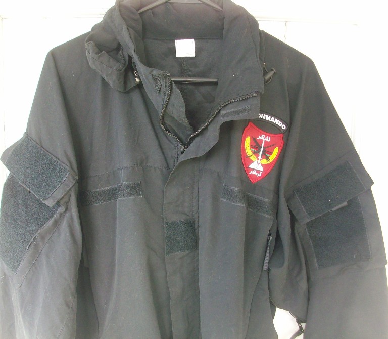 Afghan Commando Black Soft Shell Jacket 00519