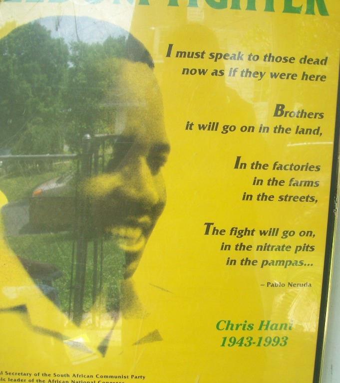 Chris Hani Assassination Propaganda Poster 00733