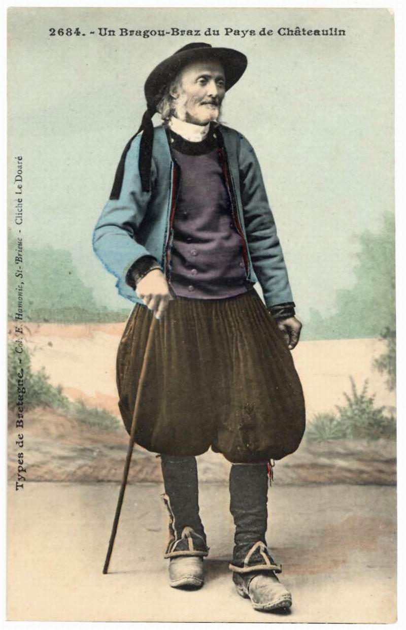 Le costume des Hommes de Brasparts (1790-1930) Chatea10