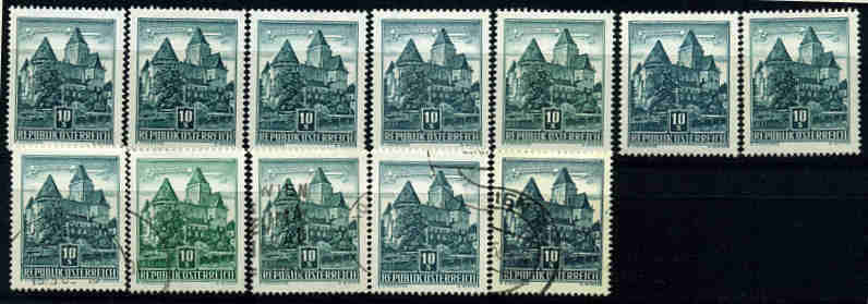 Österreich - Bauwerke und Baudenkmäler "Bautenserie" 1000_r10