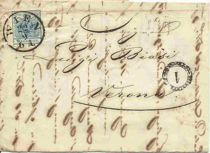 1850 - Wien-Stempel von 1850 bis 1858 1850_w11