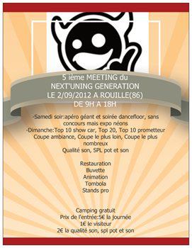 nextuning generation le 02/09/12 a rouille (86) 56436610
