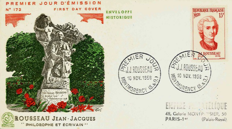 jeudi 28 juin 2012 - 300ème anniversaire de la naissance de JJ Rousseau Envelo11