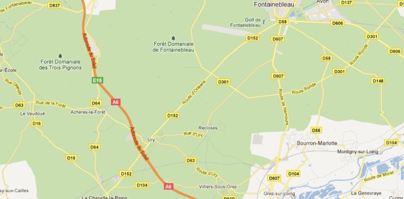 Randonnée à Bourron-Marlotte le dimanche 13 novembre 2011 Map12