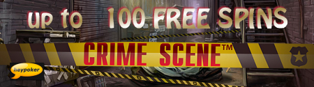 100 Free Spins on Crime Scene 10011