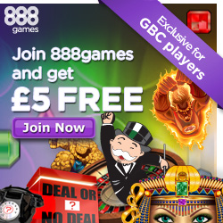 888casino games  $/€/£5 No Deposit Bonus (Only for Canada, UK, ROI) 888gam10
