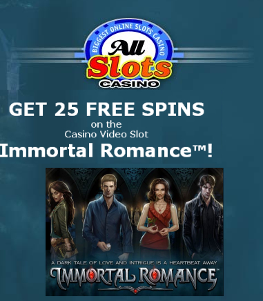 $200 Bonus &25 Free Spins on Immortal Romance Immort10