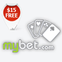 MyBet Poker $15 No Deposit Bonus Mybet10