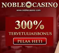 Noble Casino - 300% Tervetuliaisbonus Noblef11