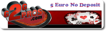 G2GPros Poker € 5 No Deposit Bonus Title622