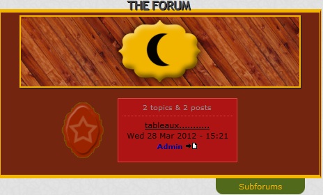 [RÉSOLU!!!!! :D ]Problème de sous-forums - quel template? Forum10