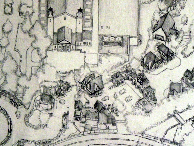 My completed drawing of Hersheypark (for now) Dsc00010