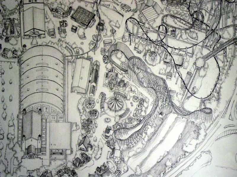 My completed drawing of Hersheypark (for now) Dsc00011