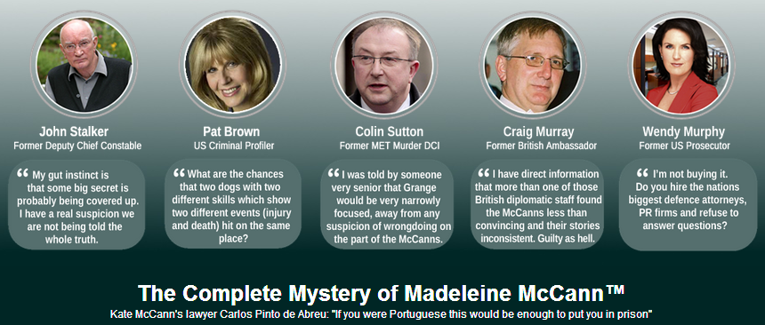 The Complete Mystery of Madeleine McCann™ Banner10