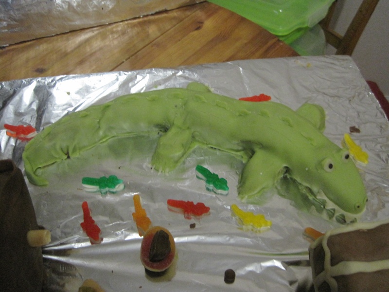 Faire Un Gateau En Forme De Crocodile