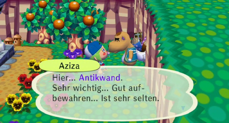 Ich habe von Aziza einen/eine ... erhalten. Antikw11