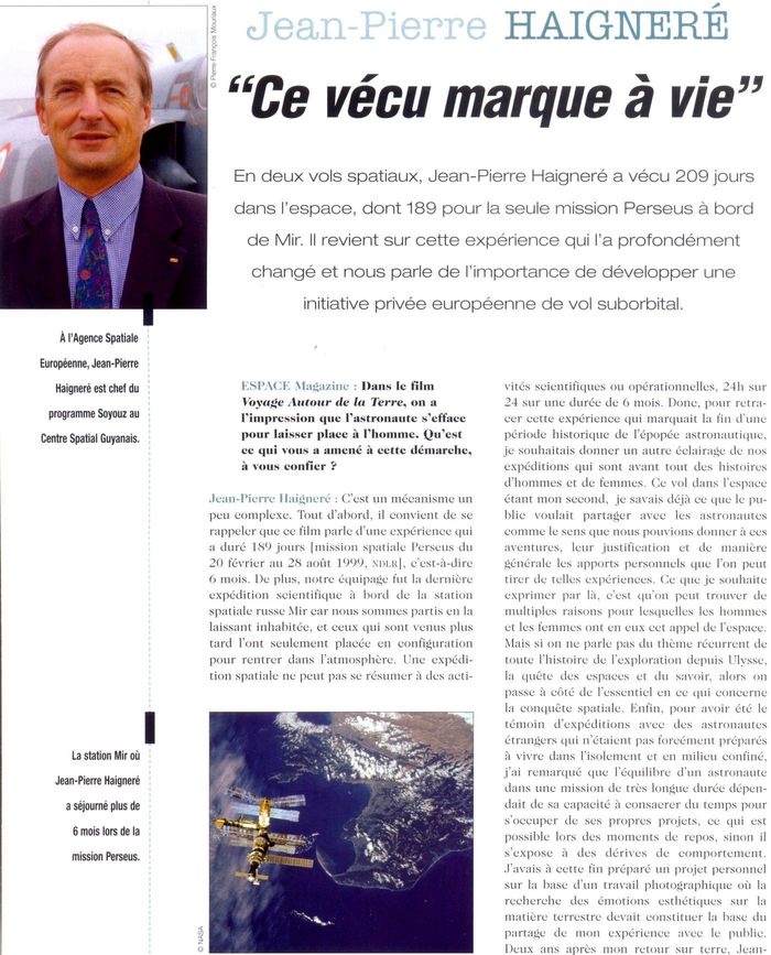Jean-Pierre Haigneré - Quatrième Français dans l'espace 05050010
