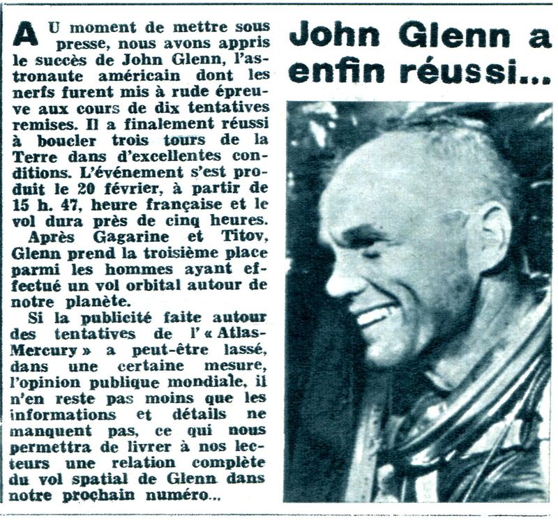glenn - 20 février 1962 - John Glenn - Friendship 7 62030110