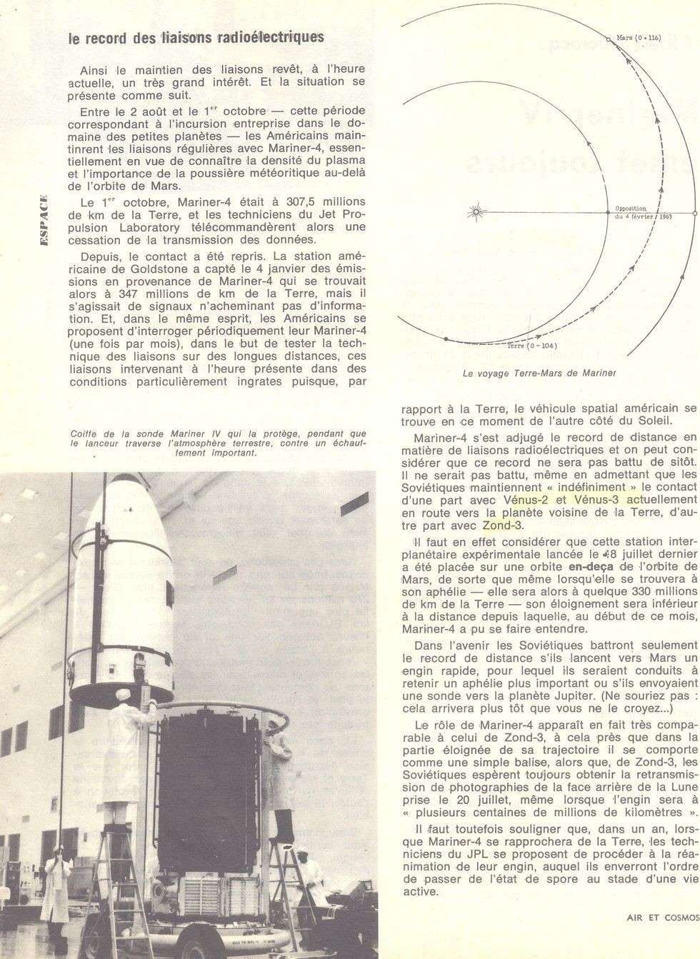 28 novembre 1964 - Mariner IV - découverte de Mars 66012911