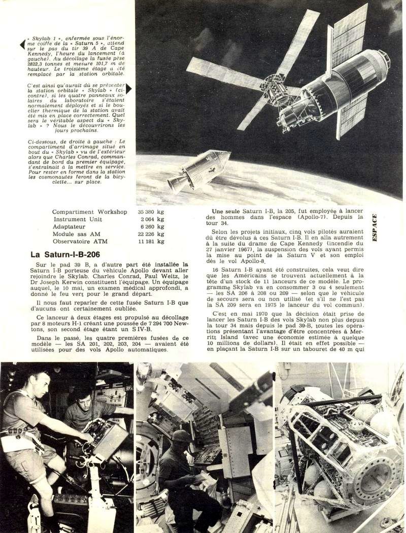 14 mai 1973 - Skylab - Seule station spatiale américaine 73051911