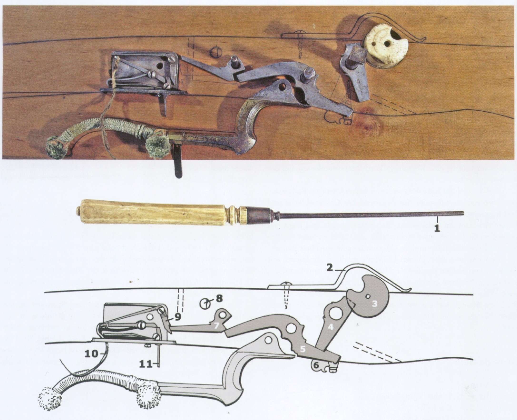 Medieval Tiller Plans (German Sporting bow) 036h10