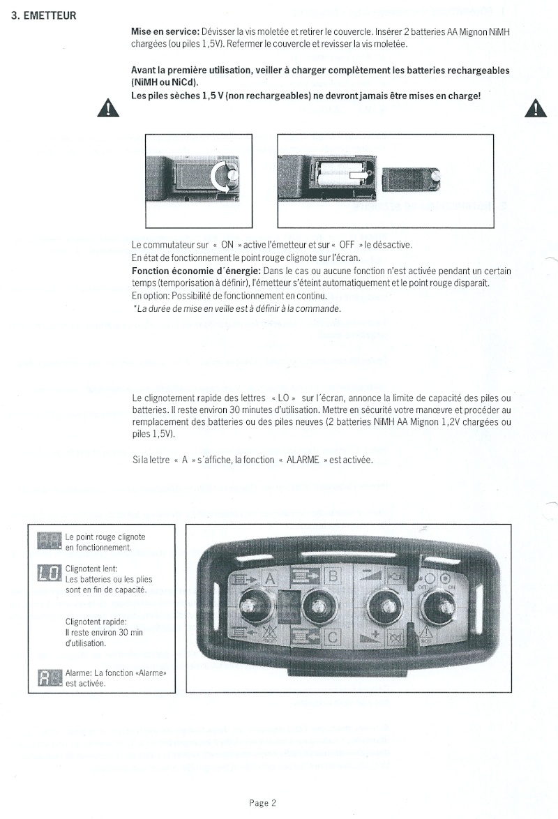 RADIO COMMANDE PLANAR V4 FORESTIER Numari16