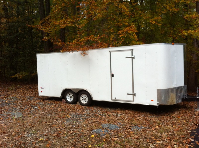 8.5 x 20 V-nose 2010 pace American enclosed trailer for sale  Imageu14