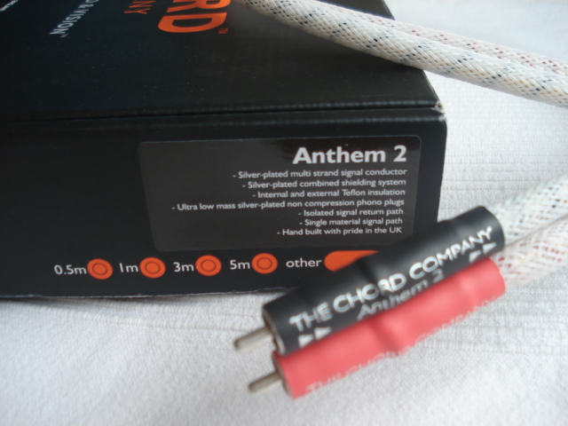 The Chord Co 'Anthem 2' RCA Interconnect - 1m (Used) Chord_12