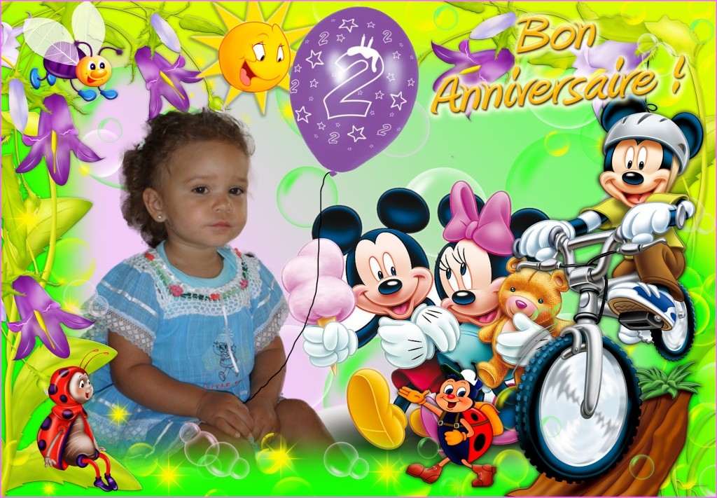 demande de montage anniversaire mickey 2750413