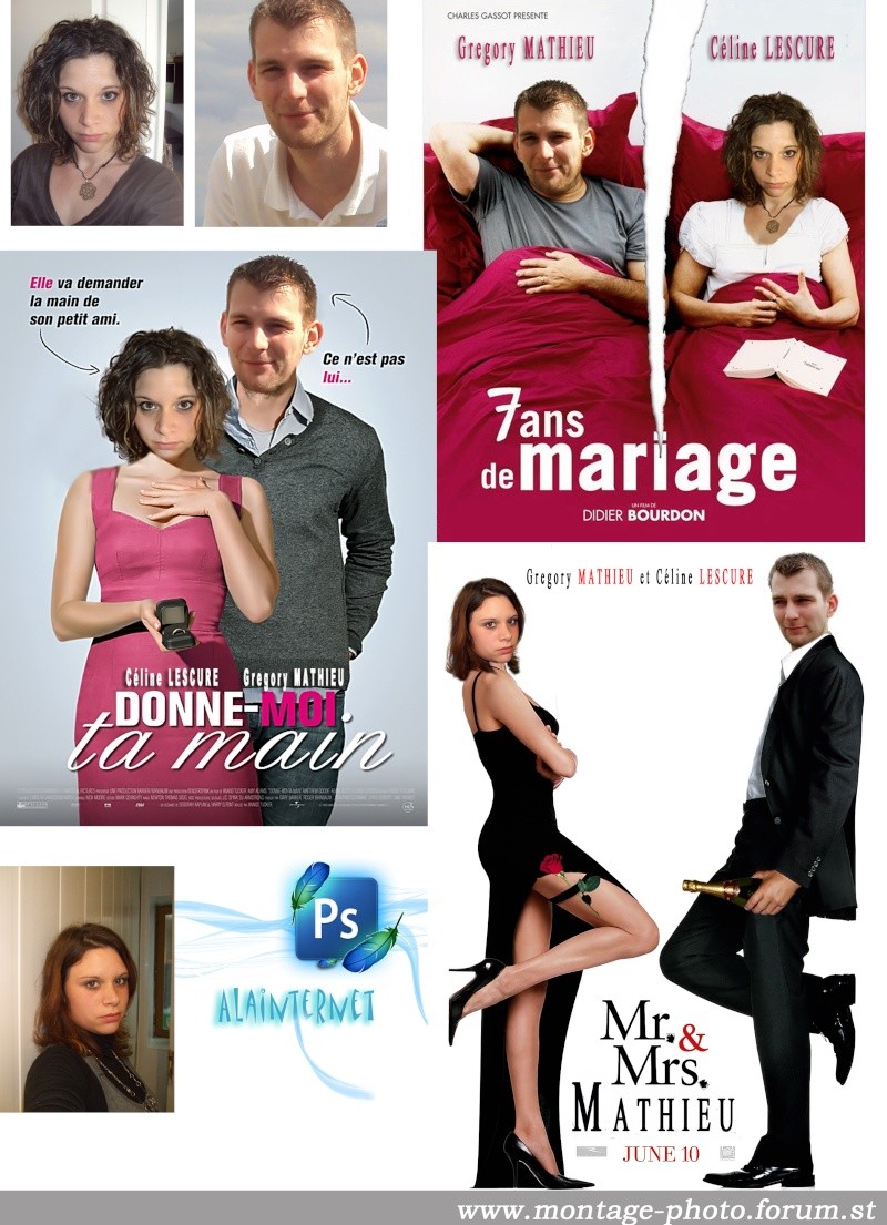 affiche de film personnalisée  sur theme mariage - Page 2 Mariag20