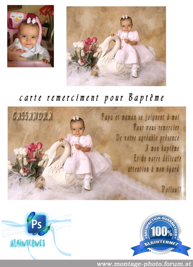 carte de remerciment de baptême Remerc19