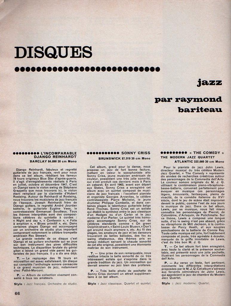 Jazz dans la presse Française! Musica18