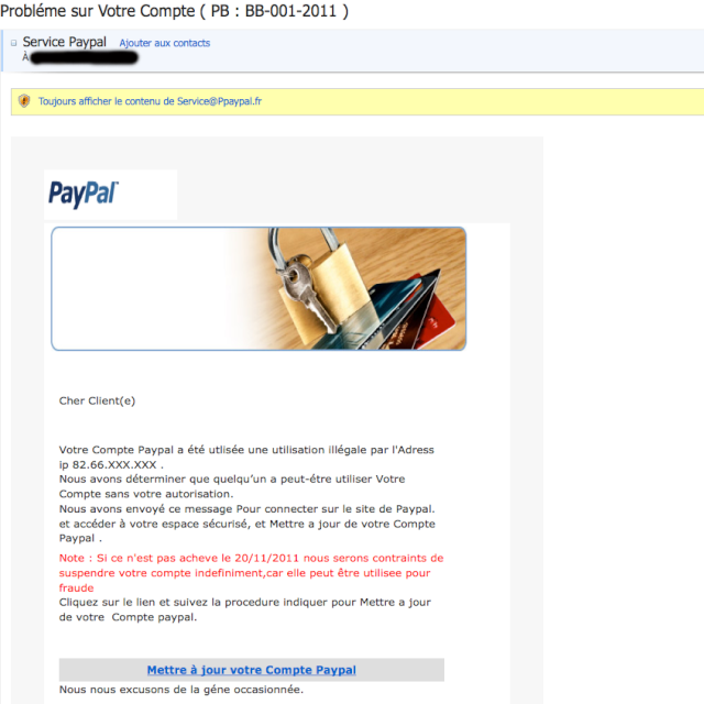 paypal - Paypal > Pishing / Faux Mail Captur12