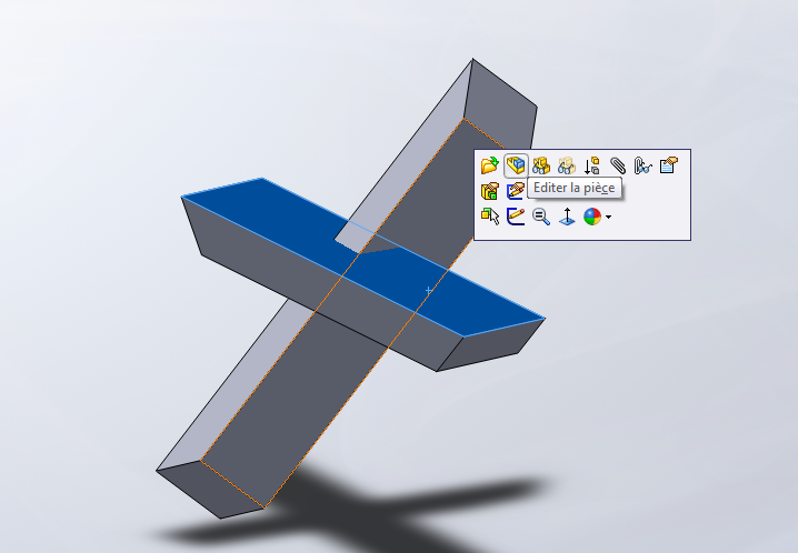 Simulation d'assemblage de charpente avec SW 110