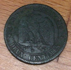 2 centimes napoleon III 1874 2_cent13