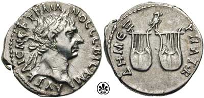 drachme de Trajan, frappé à Lycie, en 98-99 apr. J.-C.  _lycia10