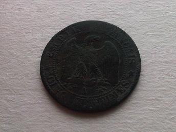 5 centimes Napoleon III 1853 Atelier A Img05216